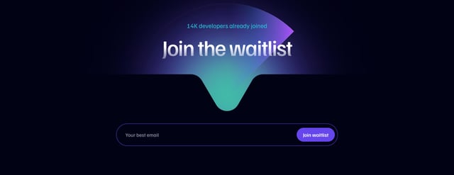 Langbase Waitlist or Beta Sign Up Preview