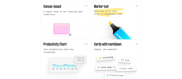 Forma Bento Grid - Features Preview