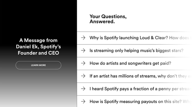 Loud & Clear FAQ Accordion Preview