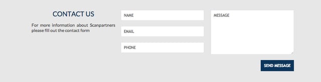 ScanPartners Contact Form Preview