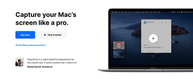 CleanShot X Device Mockup Preview