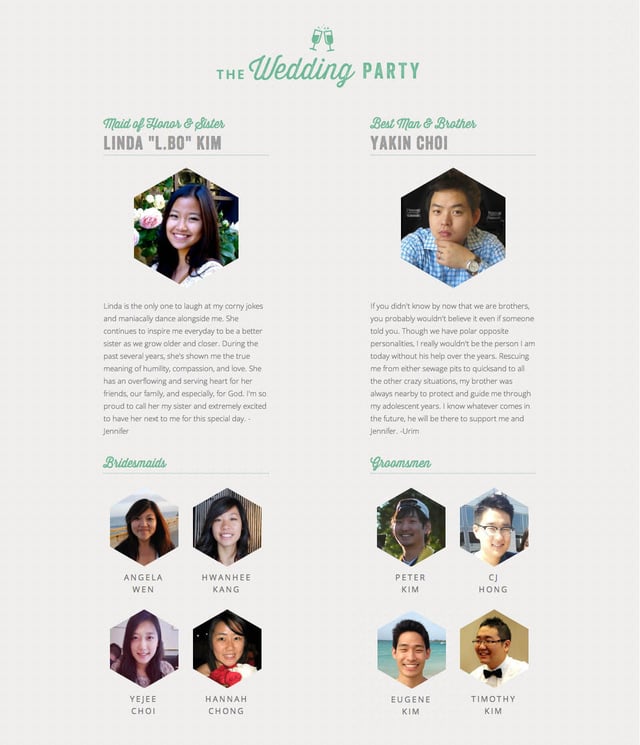 J.bo & Urim’s Wedding Team Preview