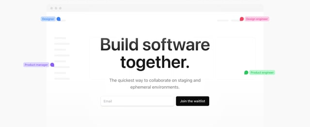 Mouseback Waitlist or Beta Sign Up Section