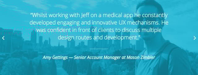 Jeff King Testimonial Slider Preview