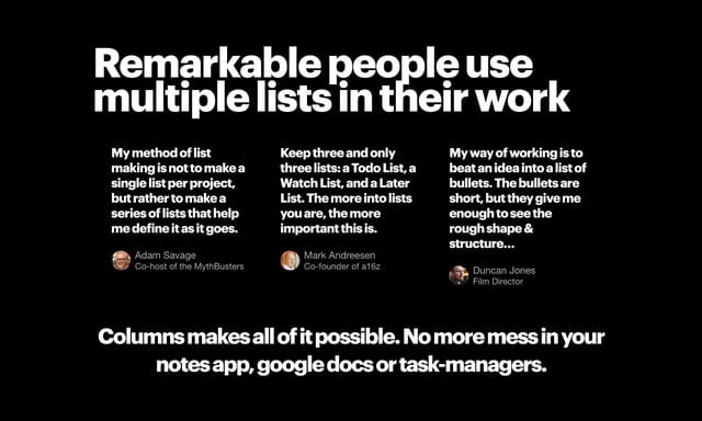 Columns Testimonials Preview