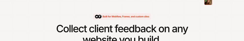 Eyebrow Text section on Annot section design