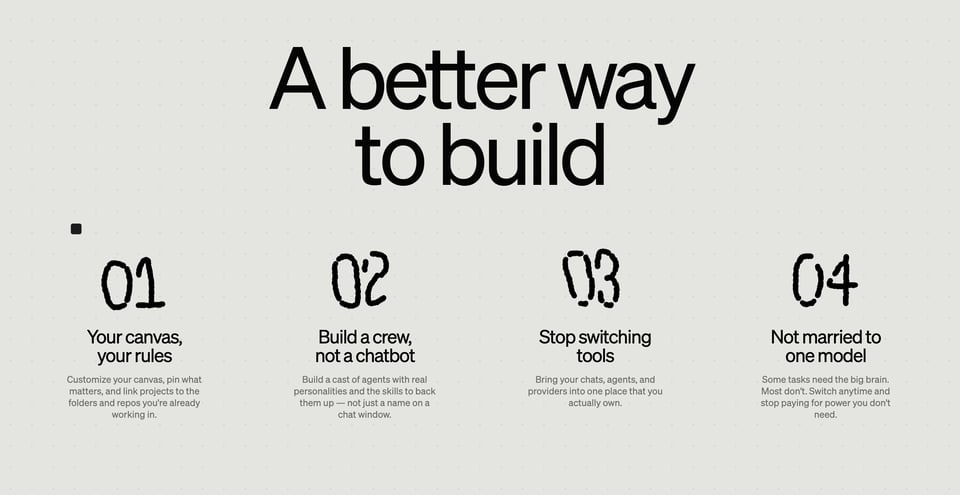 How It Works section on Berd section design