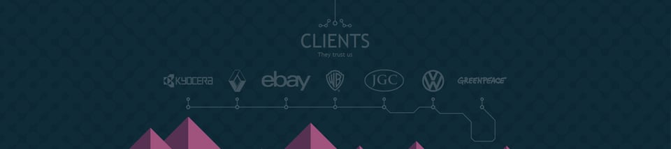 Client Logo Row section on Chilicongraphic section design