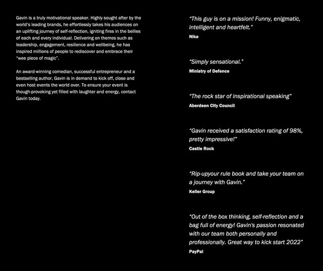 Gavin Oattes Testimonial Slider Preview