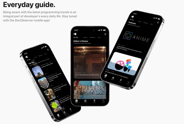 DevObserver Device Mockup Preview