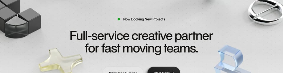 Eyebrow Text section on Off Menu section design