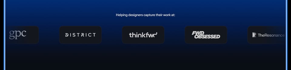 Customer Employer Logos section on Viewport section design