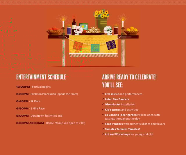 Day of the Dead Timeline Preview