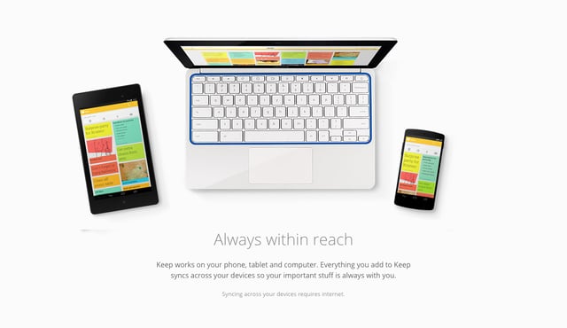 Google Keep Device Mockup Preview