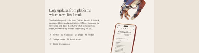 The Daily Dispatch Device Mockup Preview