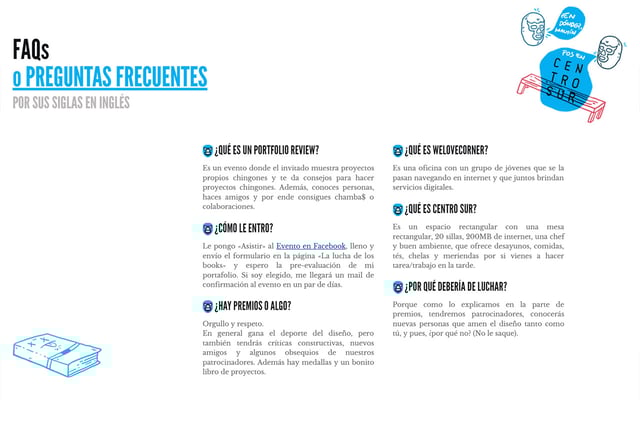 La lucha de los Books FAQ Grid Preview