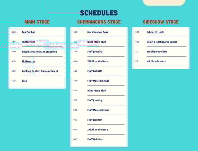 What the Fluff? Timeline Preview
