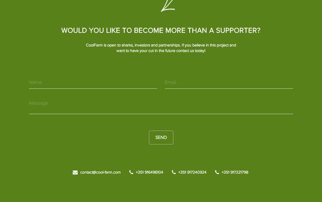 CoolFarm Contact Form Preview