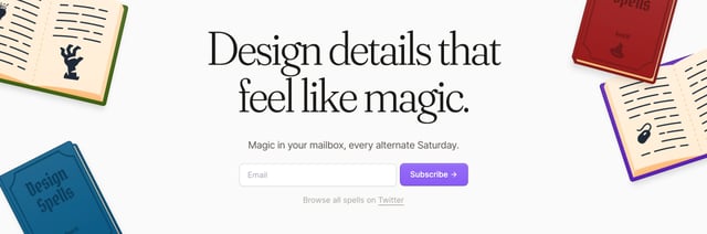 Design Spells Newsletter Preview
