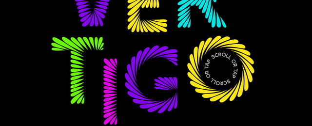 Vertigo Typeface Scroll Hint Preview