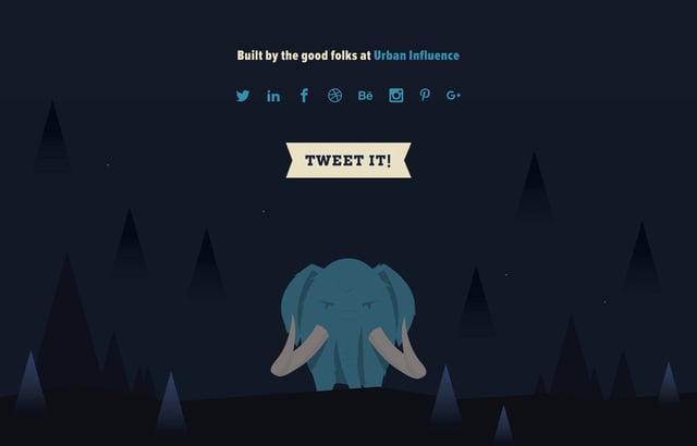 Happy Prehistoric Holidays from Urban Influence Big Footer Preview