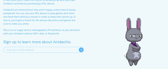 Anidachi Lead Capture Preview