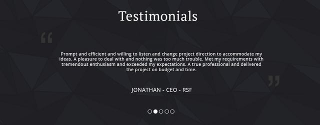 Alexander Engzell Testimonial Slider Preview