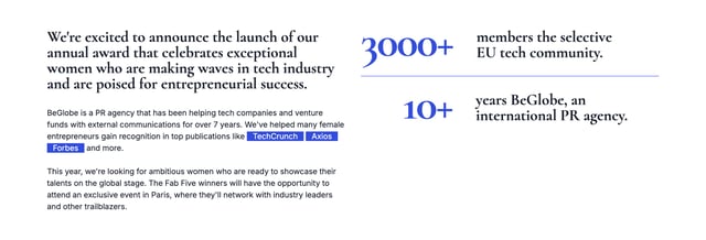 Women Executives in IT Award Metrics Preview
