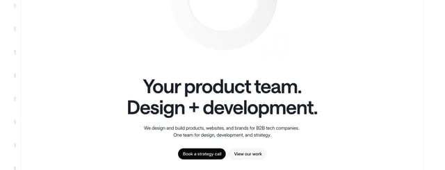 DesignMe Call-To-Action Hero Section