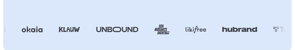 Client Logo Row section on Mammut Studios section design