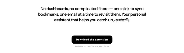 Eventually Call-To-Action Footer Preview