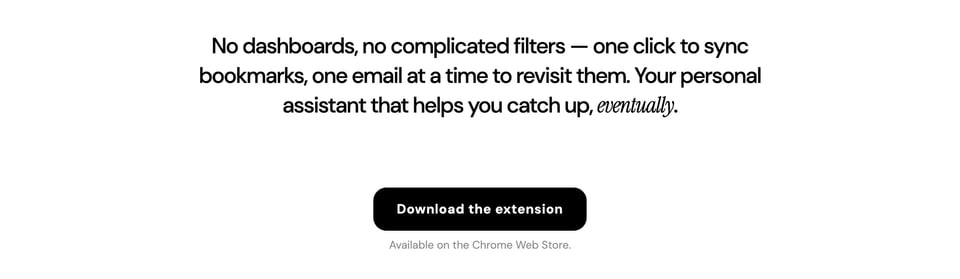 Call-To-Action Footer section on Eventually section design
