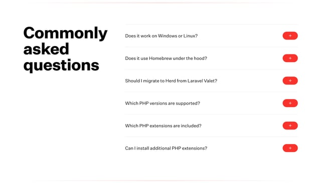 Herd FAQ Accordion Preview