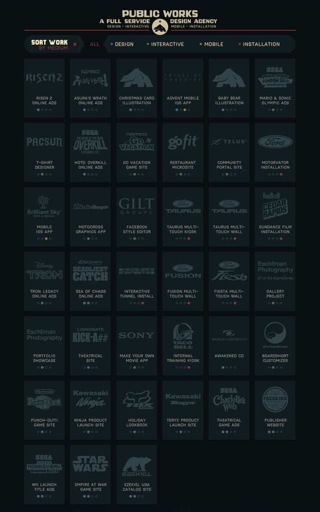 Angry Bear Client Logo Grid Preview