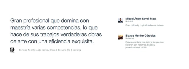 Jordi Pérez Testimonials Preview