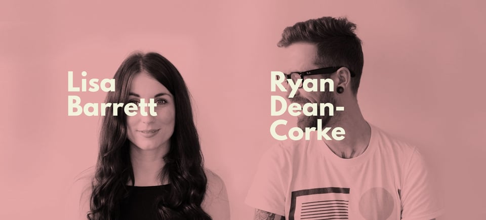 Team section on Lisa & Ryan section design
