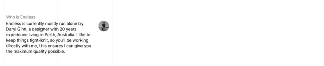 Endless Biography Preview