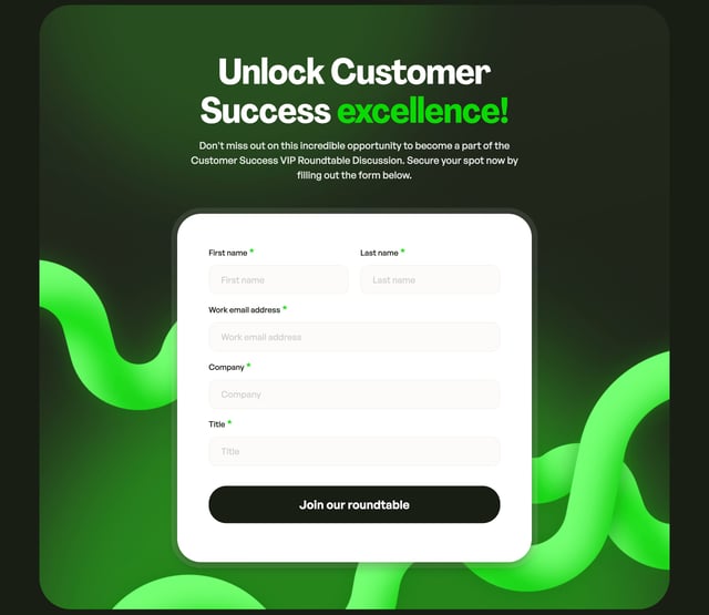 Pano CS VIP Roundtable Contact Form Preview