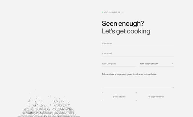 Finnian Sturdy Contact Form Preview