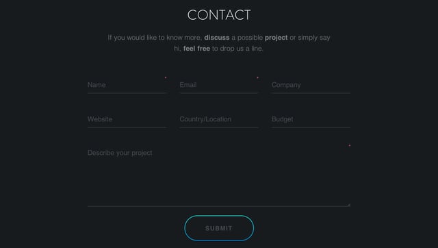 Friiio Contact Form Preview