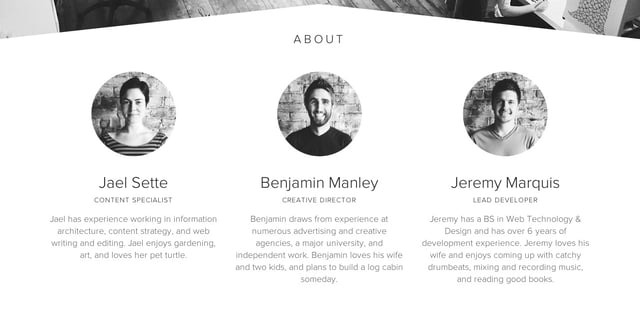 Knapsack Creative Co. Team Preview