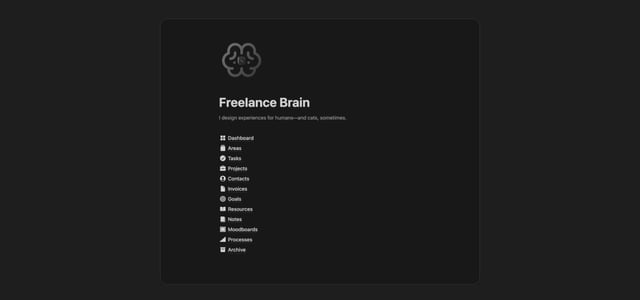 Freelance Brain Screenshots Section