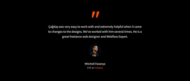 Cagdas Unal Testimonials Preview