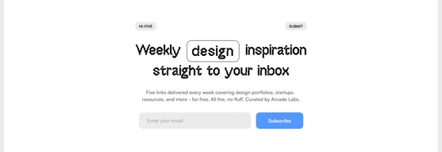 Hi-Five Newsletter Preview