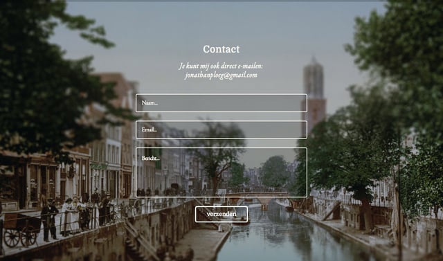 Jonathan Ploeg Contact Form Preview