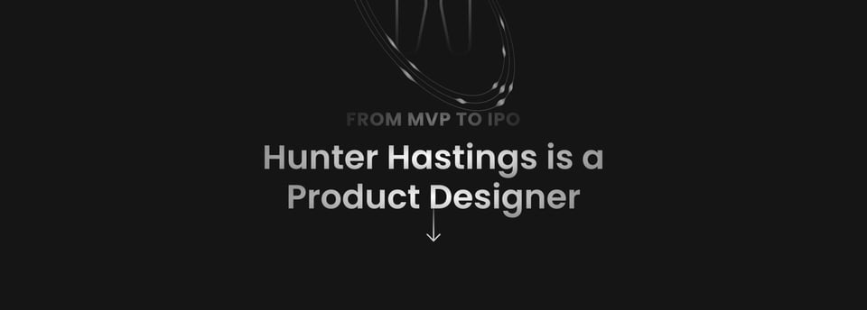 Scroll Hint section on Hunter Hastings section design