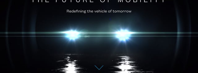 The Future Of Mobility Scroll Hint Section