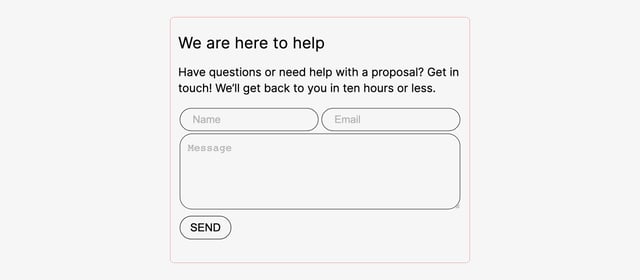 Company Portraits Contact Form Preview