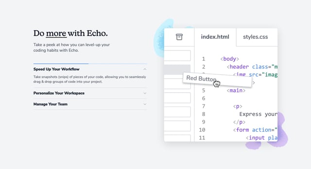 Echo Feature Carousal Preview
