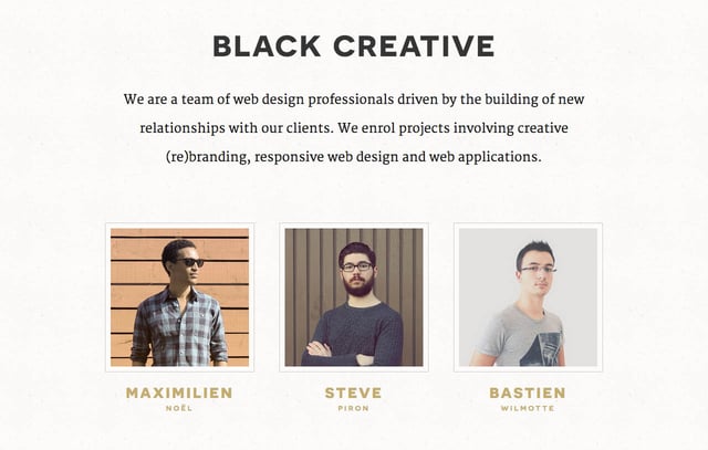 Black Creative Team Preview